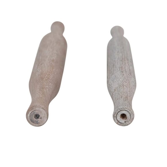 Set/3 Found Wood Roti Pins - Picture 3 of 5